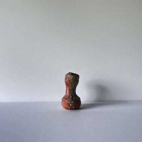 Tｰ60 辻村史朗　伊賀一輪挿掛花入　共箱有　Shiro Tsujimura Iga Flower Vase