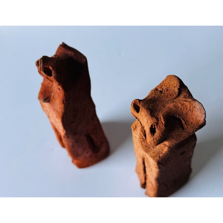 T−67 辻村史朗　狛犬　共箱有　Shiro Tsujimura, Guardian Dog