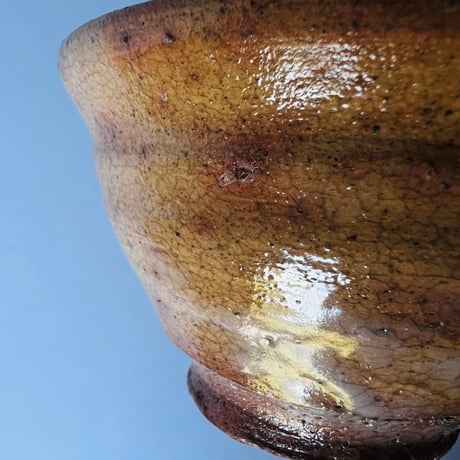 T-49 辻村史朗　小井戸茶碗　共箱有　Shiro Tsujimura Koido tea bowl with box