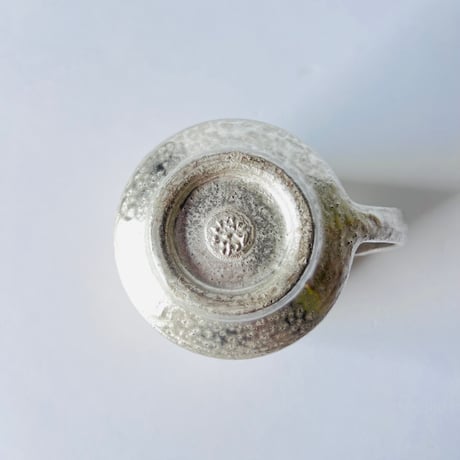 TNー54 谷井直人　銀彩ビードロマグカップ　しのぎ　Naoto Tanii Silver-glazed Vidro Mug - Shinogi