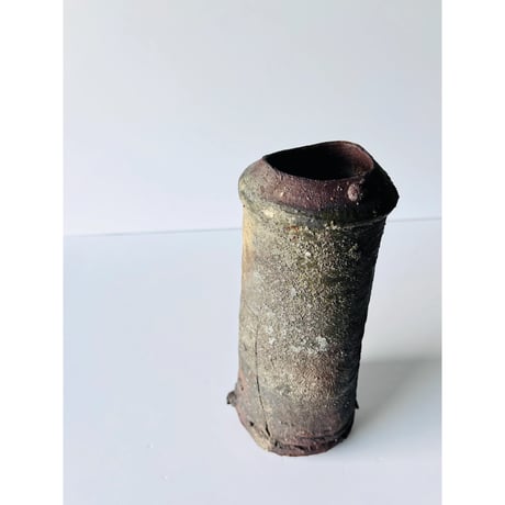 T-69 辻村史朗　備前花入　Shiro Tsujimura Bizen flower vase