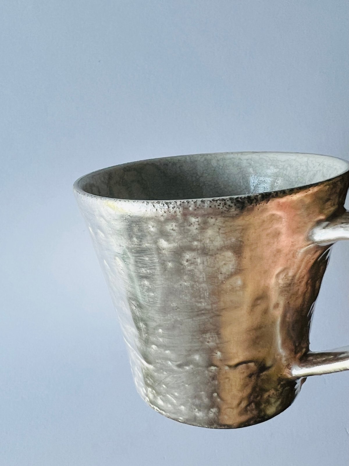 TNー62 谷井直人 銀彩ビードロマグカップ Naoto Tanii – Silver-Gla