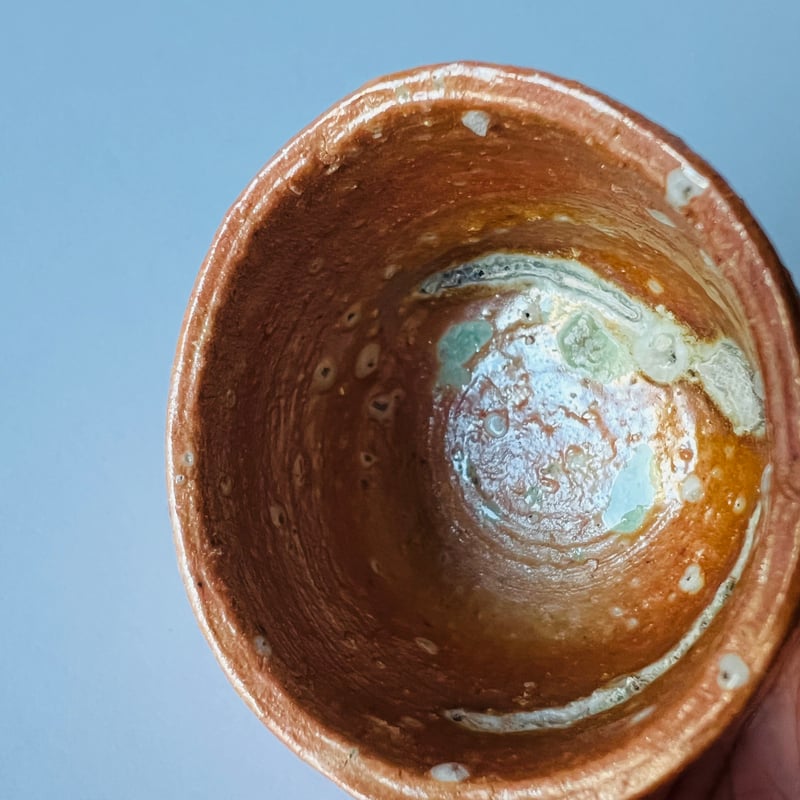 Tー95 辻村史朗 信楽ぐい呑 Shiro Tsujimura Shigaraki sake