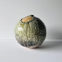 O-35 大平新五 信楽花入 Ohira Shingo Shigaraki Flower Va