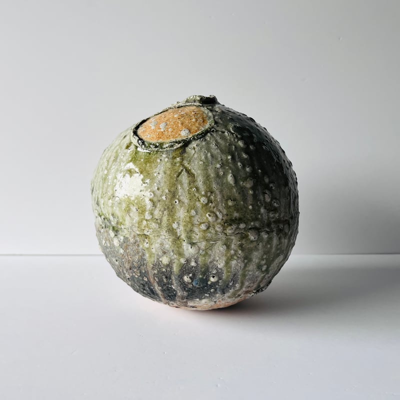 Tー68 辻村史朗 伊賀丸壺 Shiro Tsujimura Iga Round Vase |