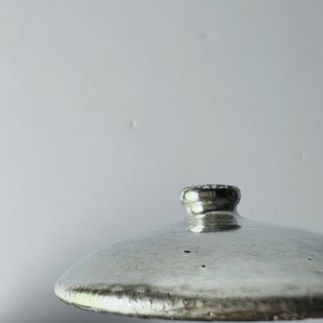 TNー58 谷井直人　ぐりぐり銀彩絞出し　Guri Guri Silver Teapot