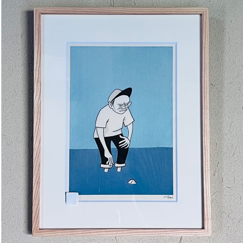 HYー1 花井祐介 「無題2」木版画 Yusuke Hanai “Untitled 2” W