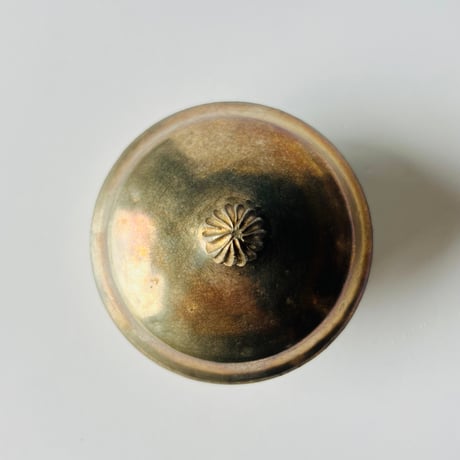 TNー28 谷井直人　銀彩経筒形花入れ　ビードロ　TN-28 Naoto Tanii, Silver-colored cylindrical flower vase, Vidro