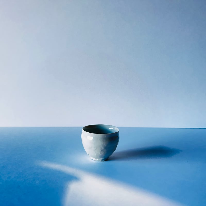 Tー91 辻村史朗 磁土ぐい呑 Shiro Tsujimura Porcelain clay