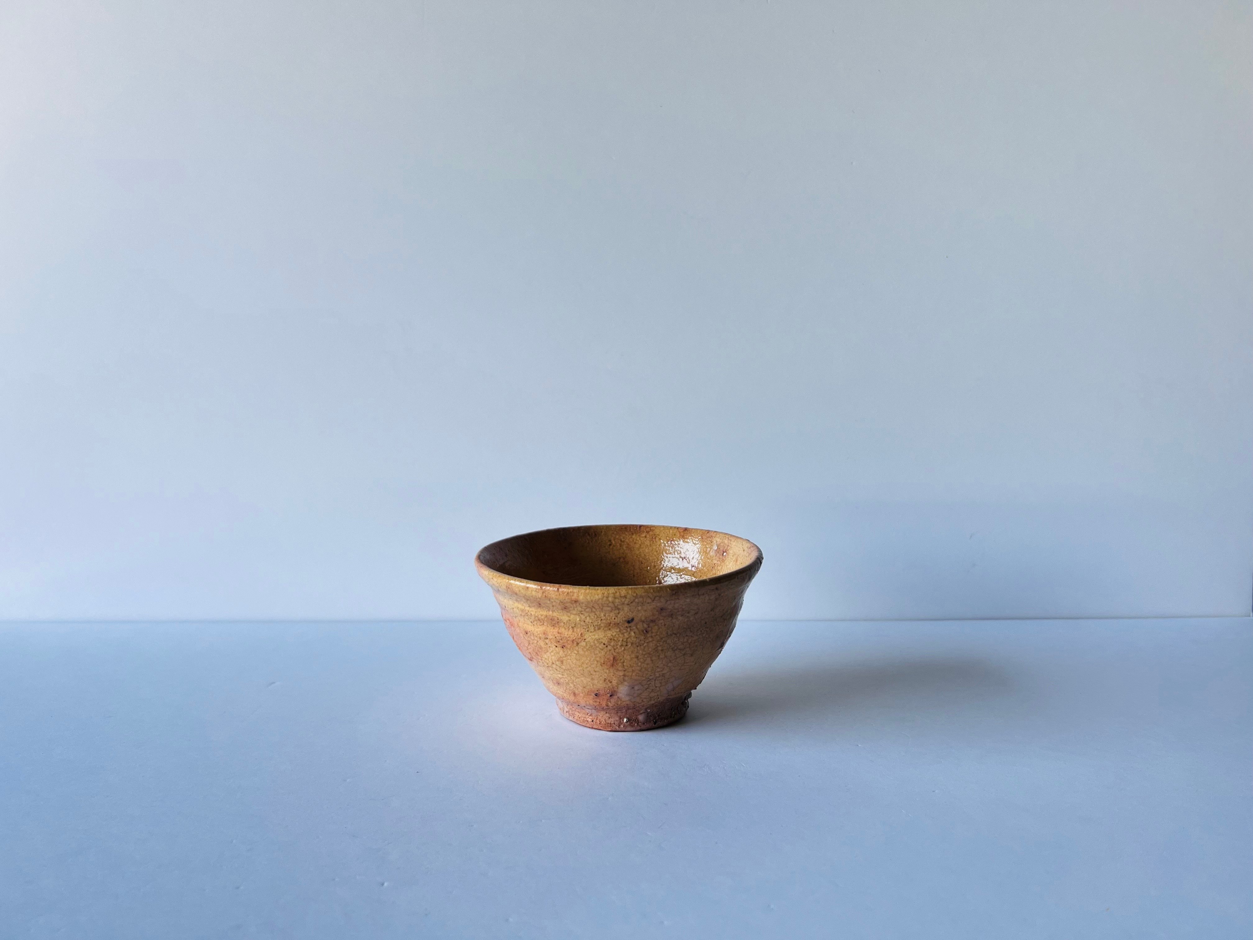 骨董品　陶芸　陶器　井戸茶碗　辻村史朗 T-49 辻村史朗 小井戸茶碗 共箱有 Shiro Tsujimura Koido tea b