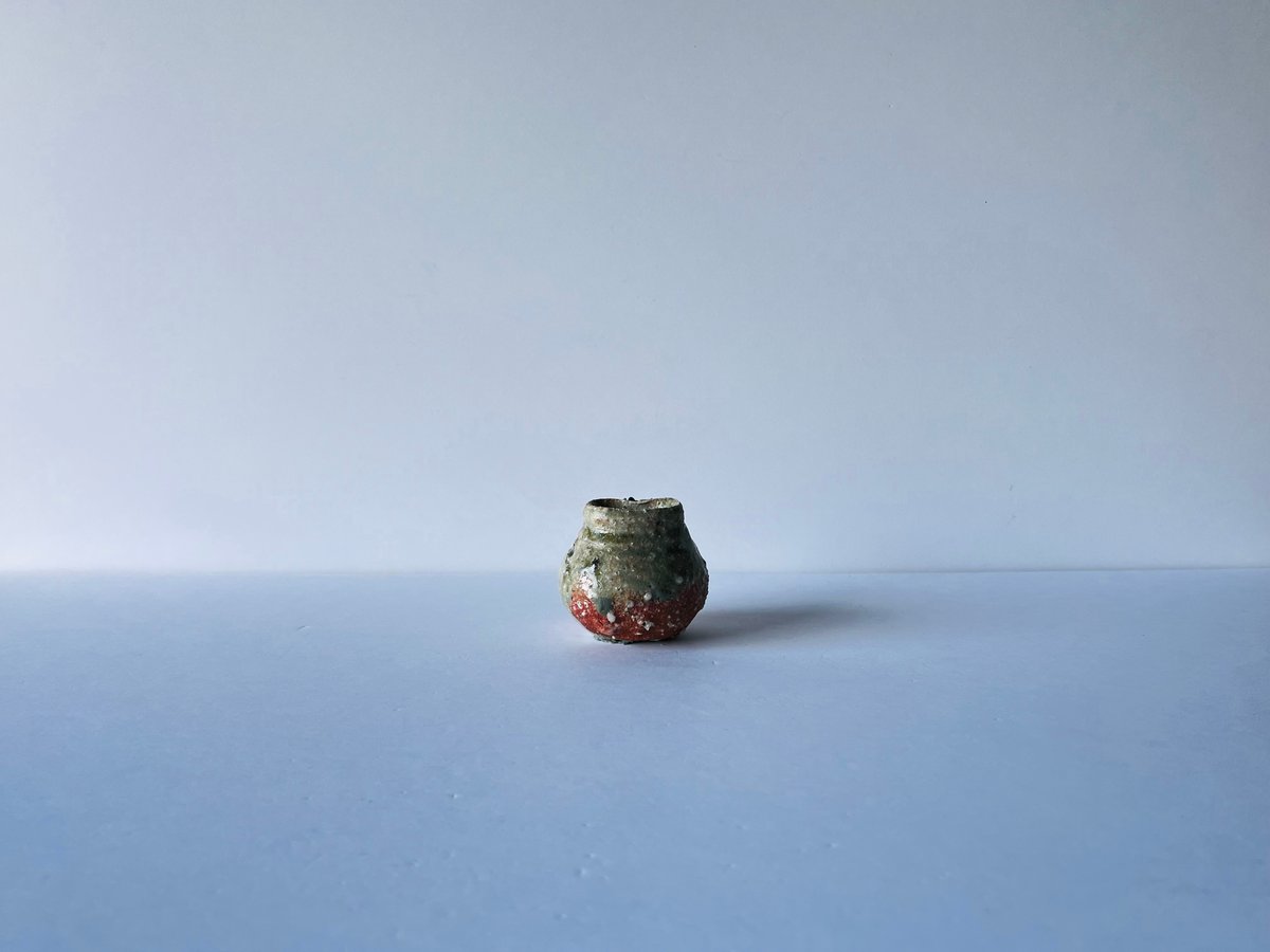 辻村史朗　伊賀花入 T−9 辻村史朗 伊賀花掛け T-9 Shiro Tsujimura Iga Flower H