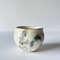 T−136 辻村史朗　粉吹ワインカップ　共箱付　Shiro Tsujimura Kofuki Wine Cup