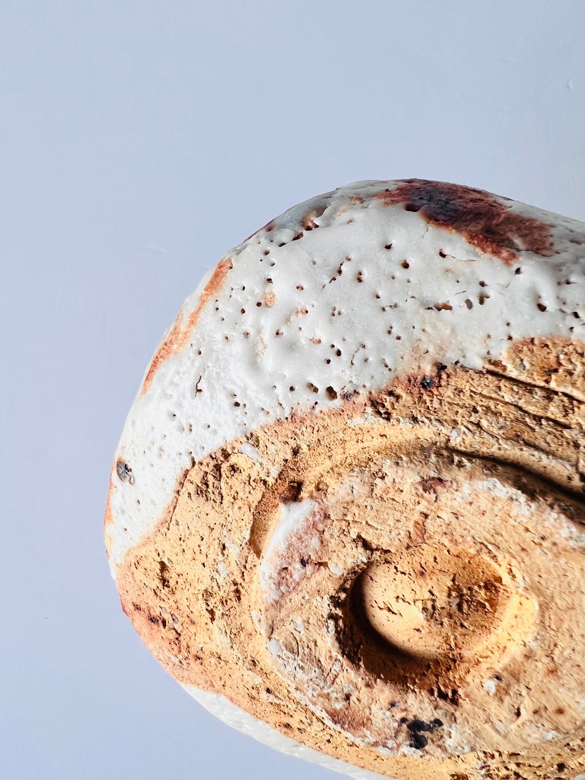 T-74 辻村史朗 志野茶碗 共箱有 Shiro Tsujimura Shino tea bo