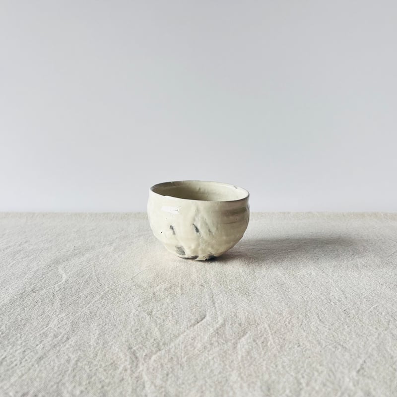 T−133 辻村史朗 粉吹ワインカップ大 共箱付（後日発送）Shiro