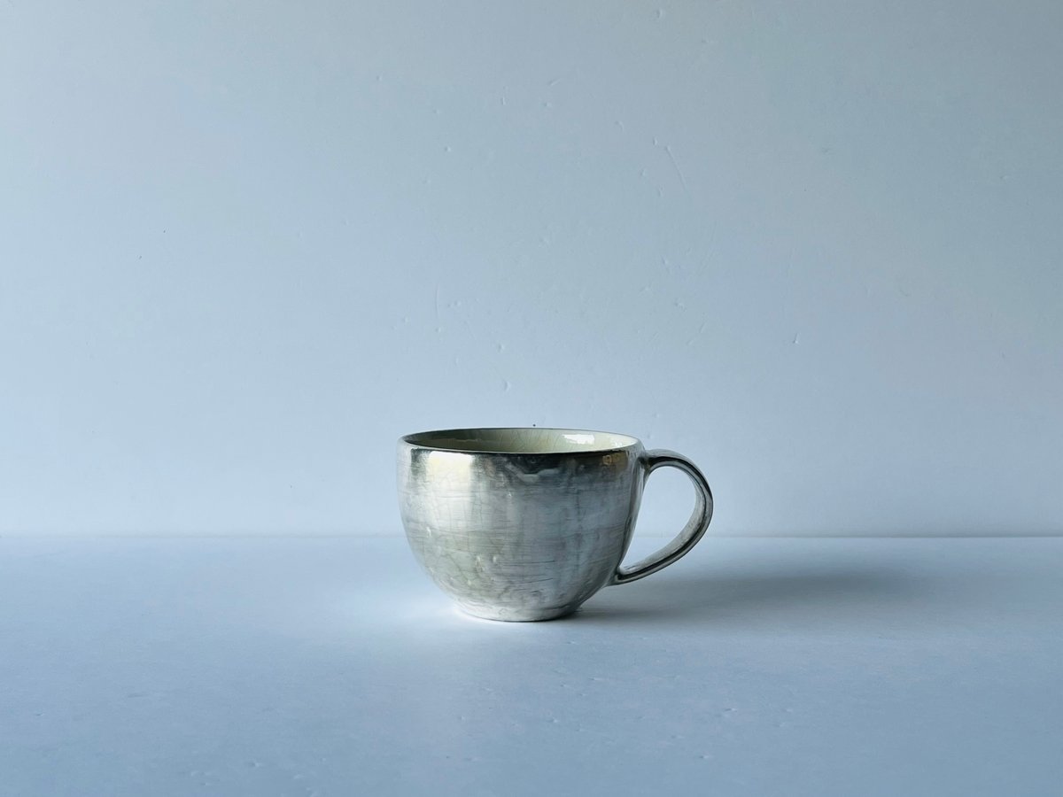 TNー64 谷井直人 銀彩ビードマグカップ Naoto Tanii – Silver-Glaz