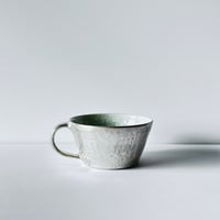 TN−116 谷井直人　銀彩青磁貫入マグカップ Naoto Tanii Silver Glaze Celadon Crackled Mug