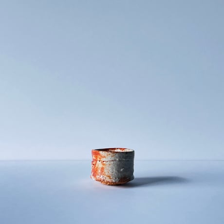 T−15 辻村史朗　志野ぐい呑　Shiro Tsujimura Shino sake cup