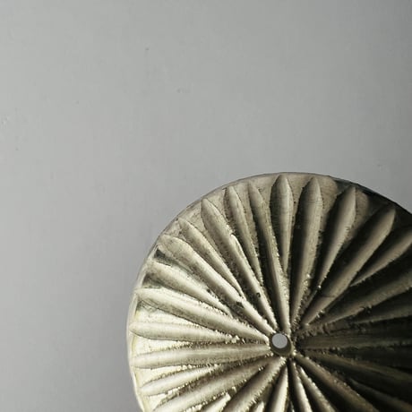 TNー48 谷井直人　銀彩黒流ポット　Naoto Tanii Silver-glazed Black Flow Pot