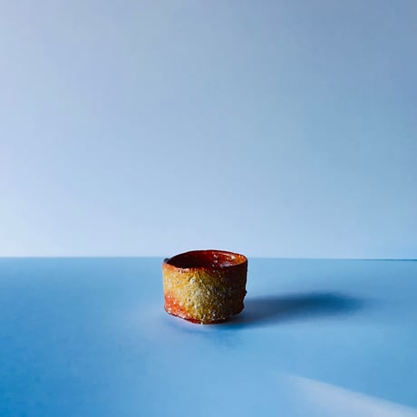 Tー96 辻村史朗　信楽ぐい呑　共箱有　Shiro Tsujimura Shigaraki sake cup
