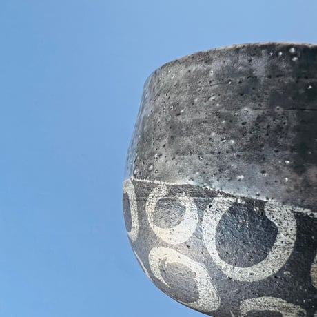 TN−100 谷井直人　銀彩ぐりぐり湯冷し　Silver-Glazed “Guriguri” Yuzamashi (Water Cooler)