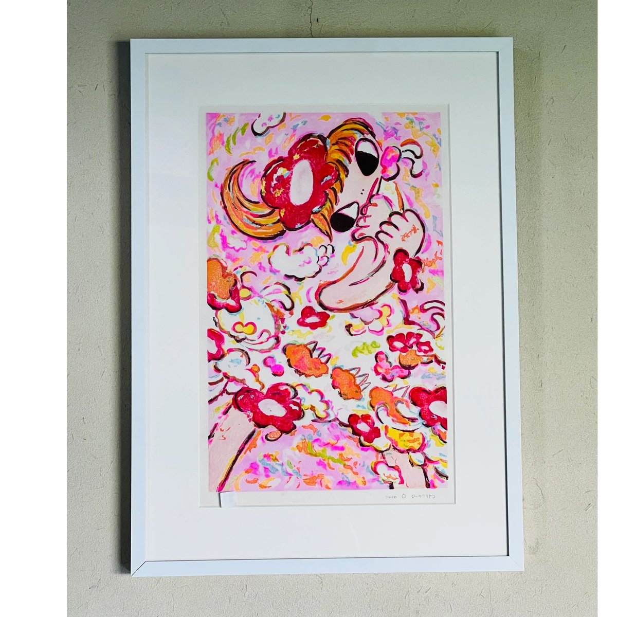 Rー2ロッカクアヤコ ”UNTITTLED2020”木版画 Ayako Rokkaku ”UN