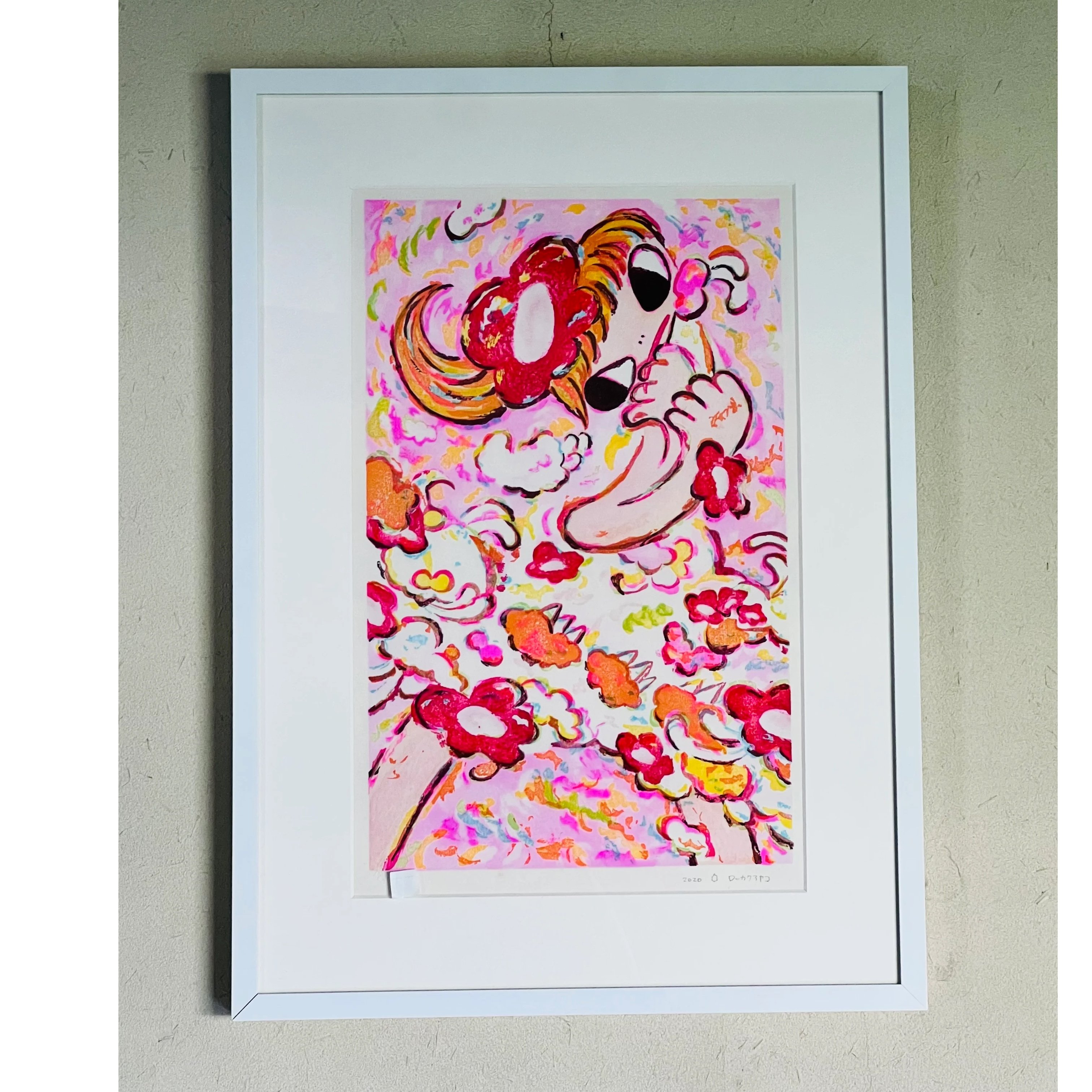 Rー2ロッカクアヤコ ”UNTITTLED2020”木版画 Ayako Rokkaku ”UN