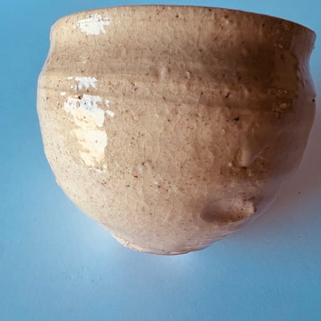 Tー78 辻村史朗　井戸ワインカップ　共箱有　Shiro Tsujimura Ido wine cup