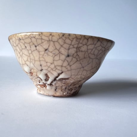 Tー3辻村史朗　井戸ぐい呑　共箱付　Shiro Tsujimura Ido Sake Cup with box