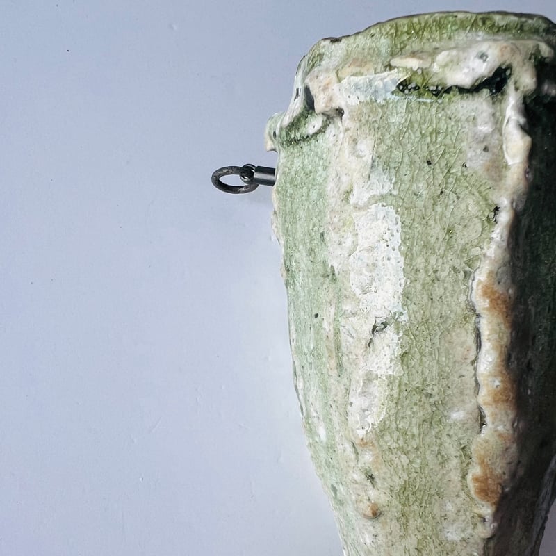 秀作　神山清子　「手桶花入れ」 K−10 神山清子 信楽手桶花入れ | GARAGE MADE