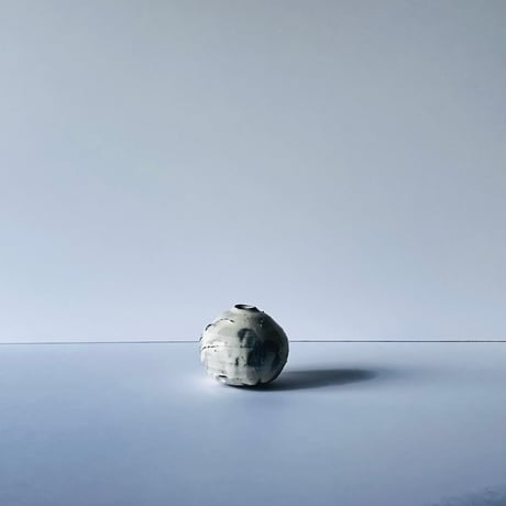 T−10 辻村史朗　粉引き水滴　共箱付　Shiro Tsujimura, Powdered Water Drops, with box