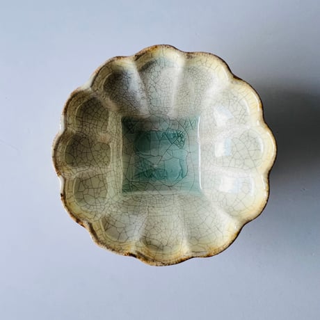 TN−32 谷井直人　黒流ビードロ小鉢　TN-32 Naoto Tanii Black Flow Vidro Small Bowl
