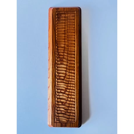 Mー5 一文字盆　欅　Ichimonji Tray (Rectangular Tea Tray)