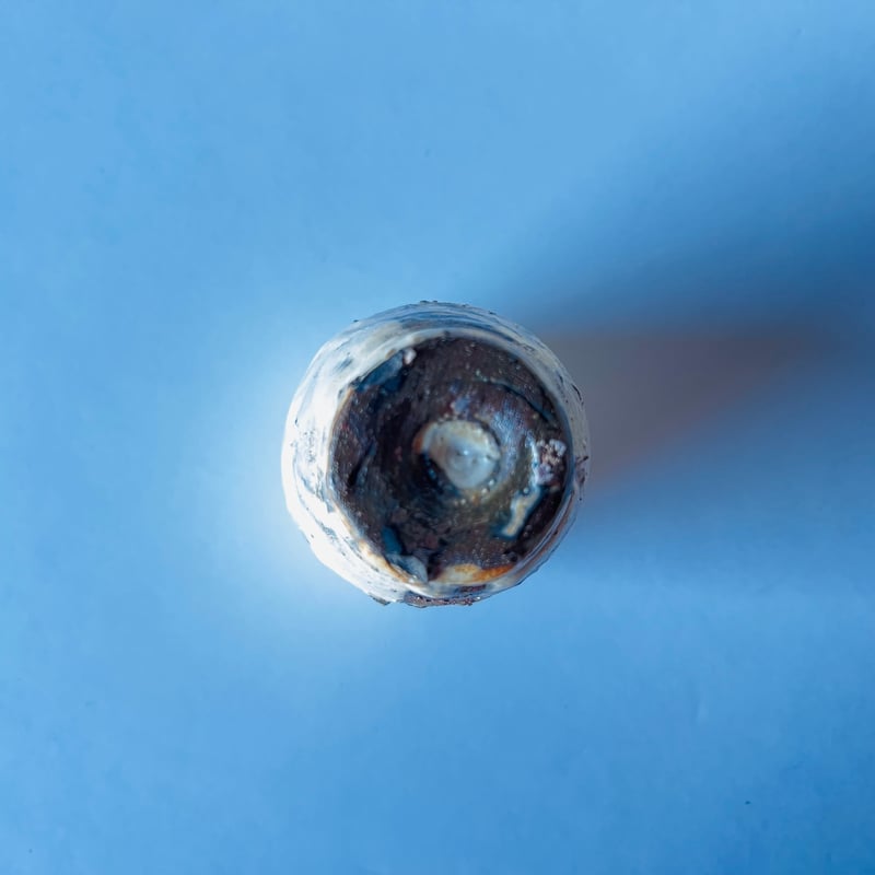 Tー86 辻村史朗 粉吹ぐい呑 共箱有 Shiro Tsujimura Powdered Sa