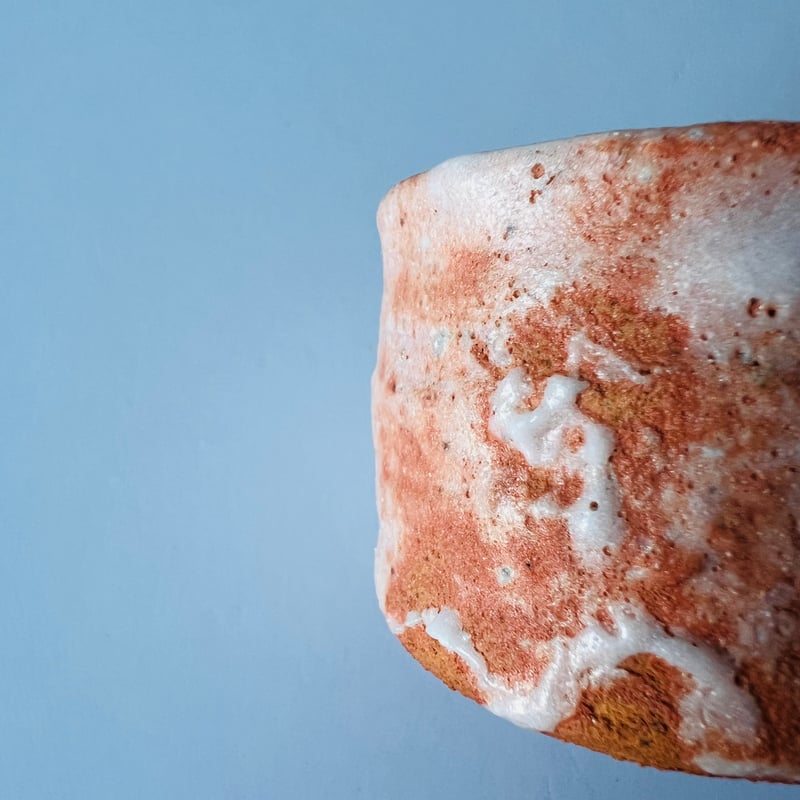 辻村史朗　志野ぐい呑 Tー94 辻村史朗 志野ぐい呑 共箱有 Shiro Tsujimura “Shino Guin