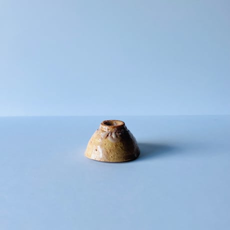 Tー2辻村史朗　井戸ぐい呑　共箱付　Shiro Tsujimura, Ido Sake Cup, with box