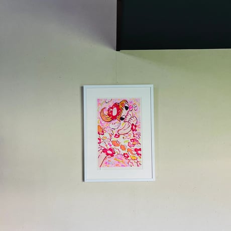 Rー2ロッカクアヤコ　”UNTITTLED2020”木版画　Ayako Rokkaku ”UNTITTLED2020” woodblock print