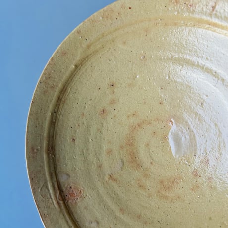 T−108 辻村史朗　井戸皿　　Shiro Tsujimura Ido Plate (Ido-style Ceramic Plate)