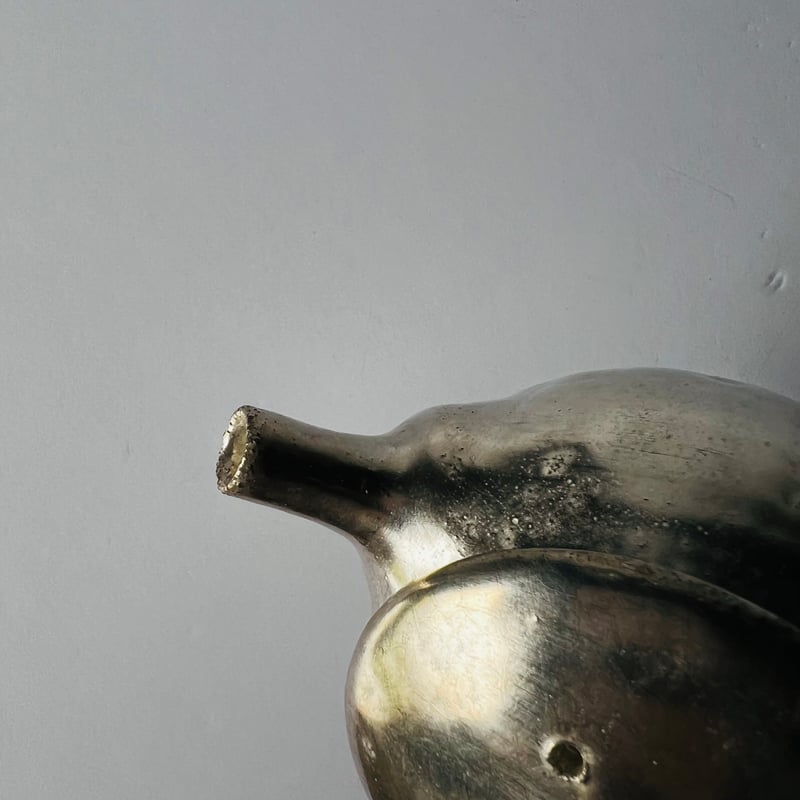 TNー46 谷井直人 銀彩ポット Naoto Tanii Silver-glazed pot