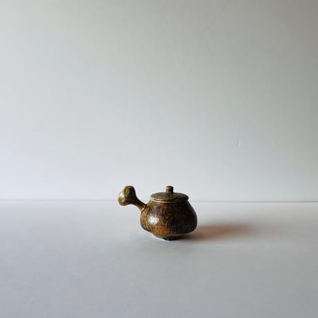 Jー4＃4 ジョナサンスティール　急須　名入り共箱付 Jonathan Steele Teapot with name engraved box