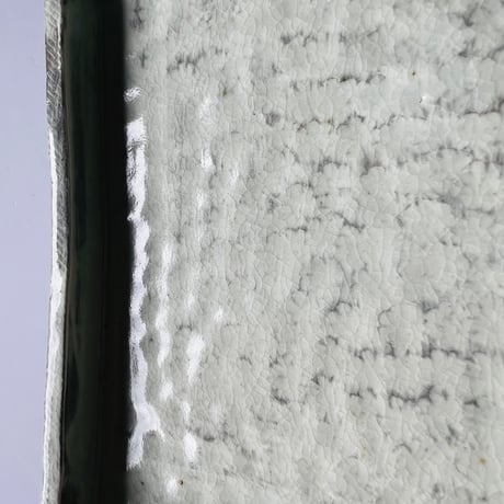 Sー7 鈴木大弓　三島角皿  Suzuki Hiroyumi Mishima Square Plate