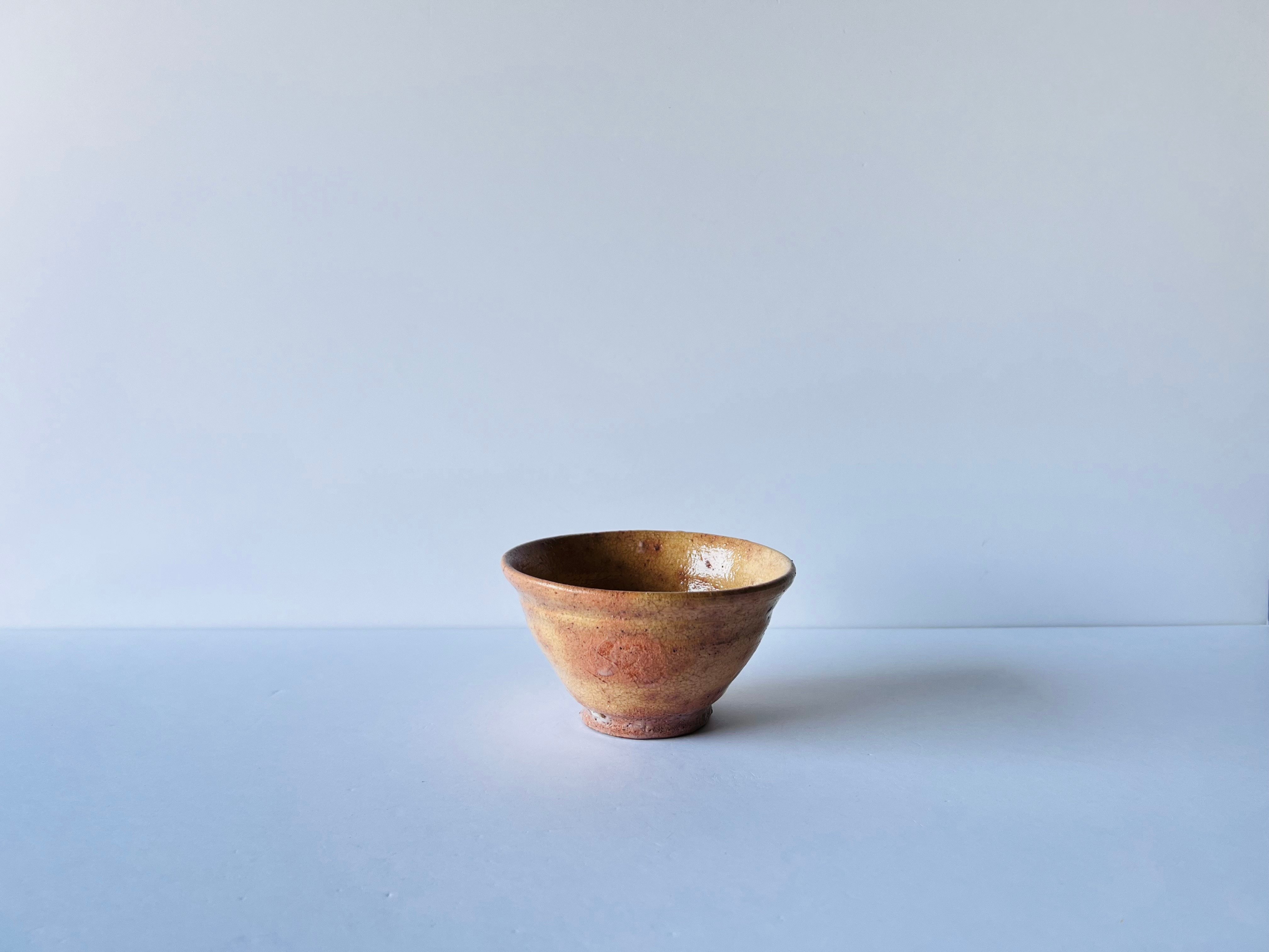辻村史郎　小井戸茶碗 T-49 辻村史朗 小井戸茶碗 共箱有 Shiro Tsujimura Koido tea b