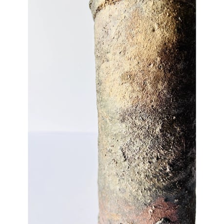 T-69 辻村史朗　備前花入　Shiro Tsujimura Bizen flower vase