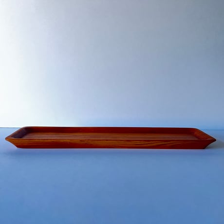 Mー5 一文字盆　欅　Ichimonji Tray (Rectangular Tea Tray)