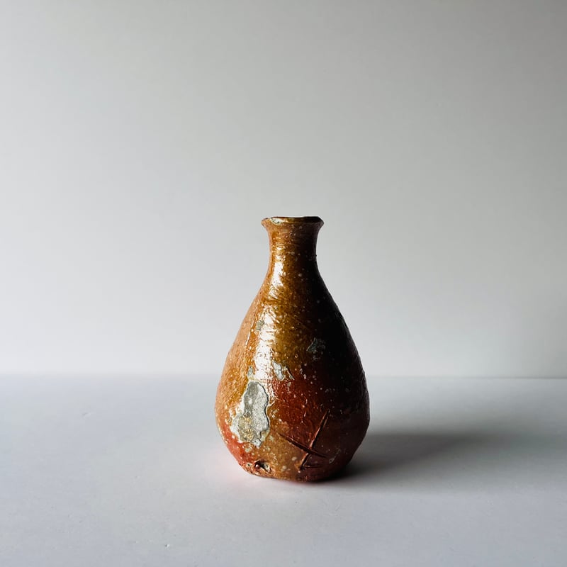 T−36 辻村史朗 信楽徳利 共箱付 Shiro Tsujimura, Shigaraki S