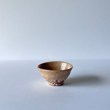 Tー3辻村史朗　井戸ぐい呑　共箱付　Shiro Tsujimura Ido Sake Cup with box