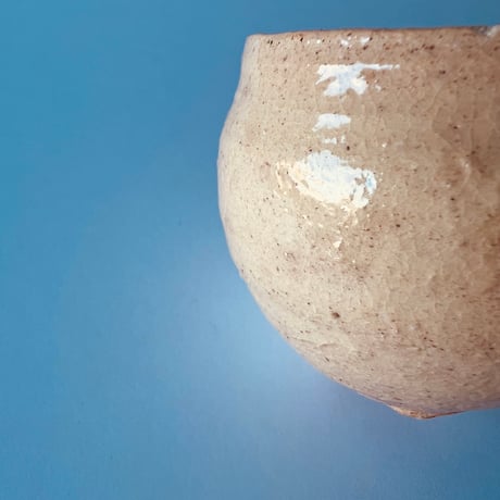 Tー77 辻村史朗　井戸ワインカップ　共箱有　Shiro Tsujimura Ido wine cup