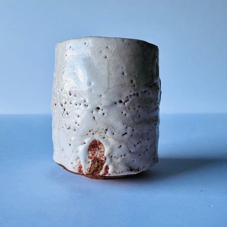 T−11 辻村史朗　志野湯呑み　Shiro Tsujimura Shino teacup