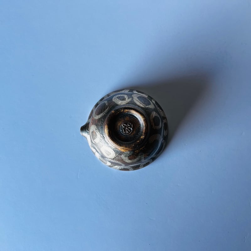 TN−99 谷井直人 銀彩ぐりぐり宝瓶 Silver-Glazed “Guriguri” Ho