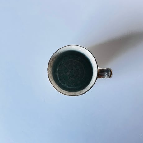 TNｰ90 谷井直人　銀彩しのぎビードロマグカップ　Silver-Glazed Shinogi Bidoro Mug