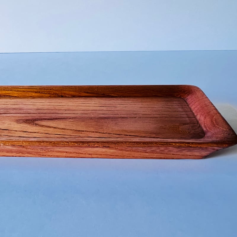 Mー5 一文字盆 欅 Ichimonji Tray (Rectangular Tea Tray